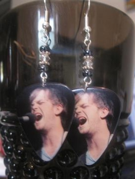 Caleb Followill Singing Pick Earrings