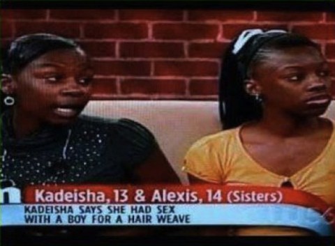 sex for a weave 620x457 10 Great Screenshots From The Maury Povich Show